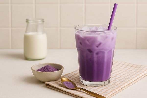 Recette facile : comment préparer un latte à l’ube maison